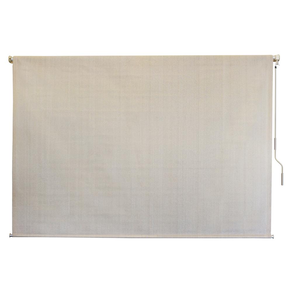 SeaSun Sandbar Cordless UV Protection Fabric Exterior Roller Shade 72 ...