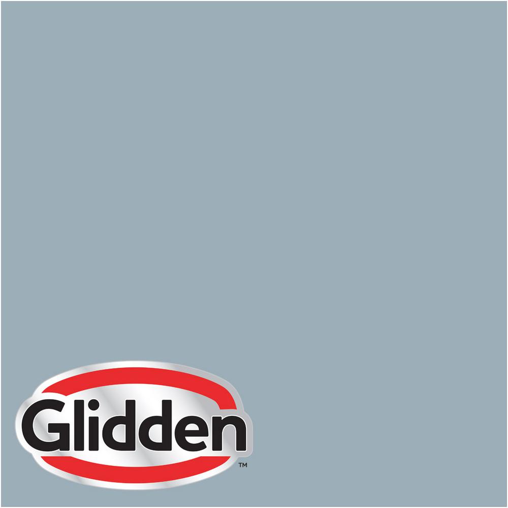 Glidden Premium 5 Gal Hdgv11 Oxford Blue Flat Latex Exterior Paint Hdgv11px 05f The Home Depot