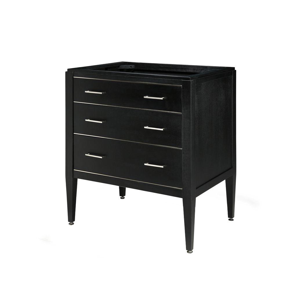 Ryvyr Manhattan 24 In W Vanity Cabinet Only Black V Ryvyr Manhattan 24 In W Vanity Cabinet Only Black