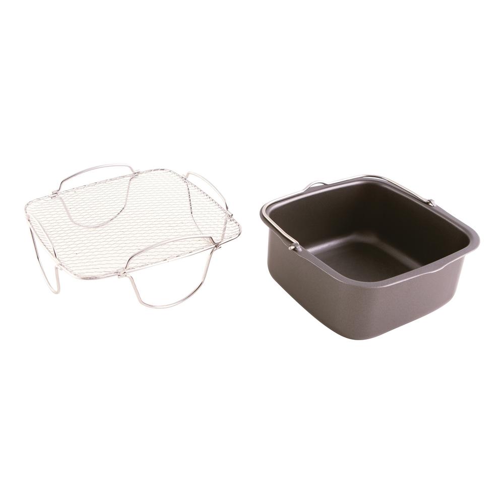 NuWave 3 Qt. Brio Gourmet Accessory Kit, Black/Silver