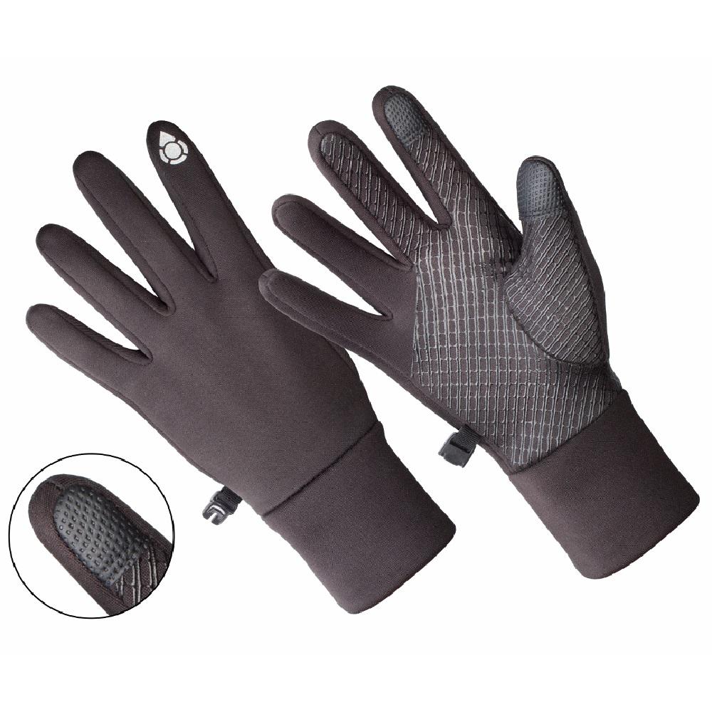 Black Texting Gloves Ladies Touch Screen Smart Phone Compatible Wrist Length