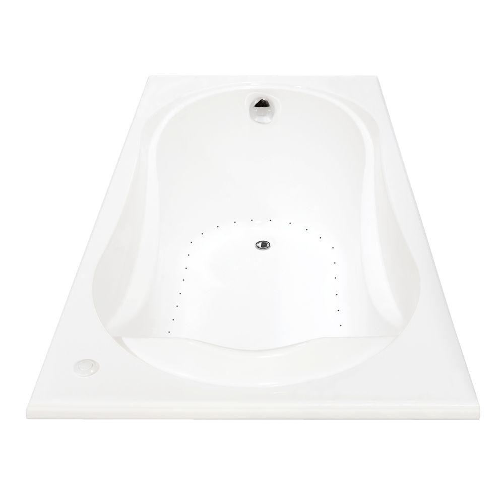 MAAX Cocoon 5 ft. Air Bath Tub in White102722108001000 The Home Depot