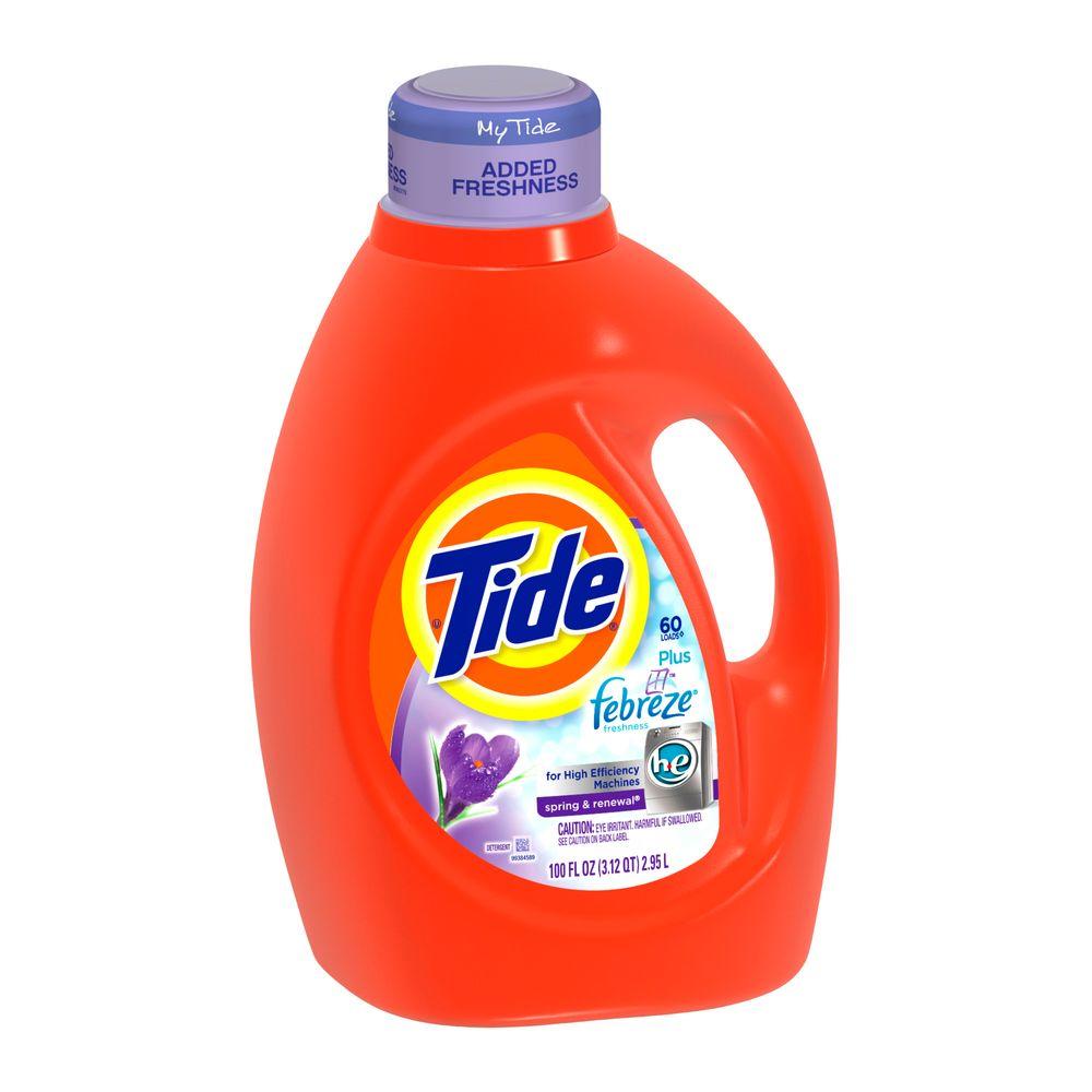 Tide 100 oz. Spring and Renewal Scent Liquid Laundry Detergent with