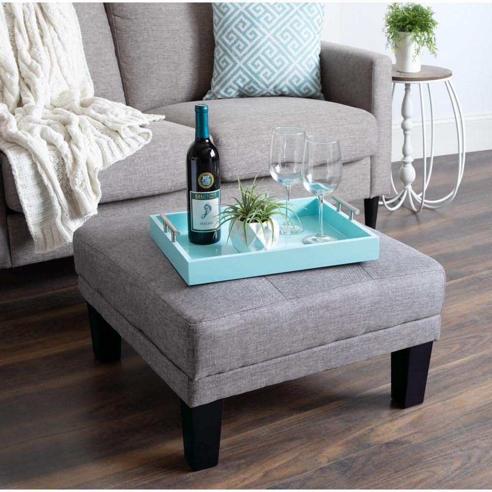 teal tray table