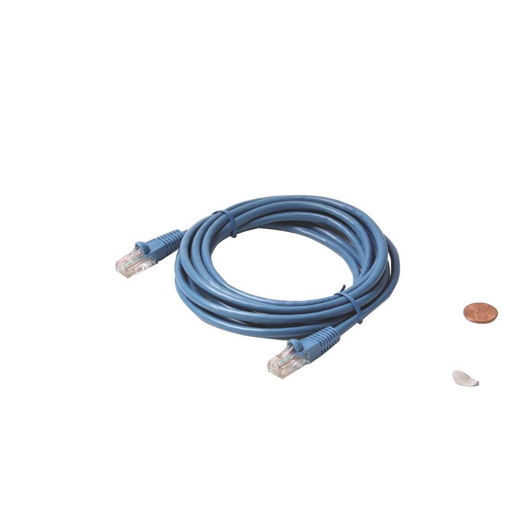 Steren 5 ft. Molded Cat5E UTP Patch Cord BlueST308605BL The Home