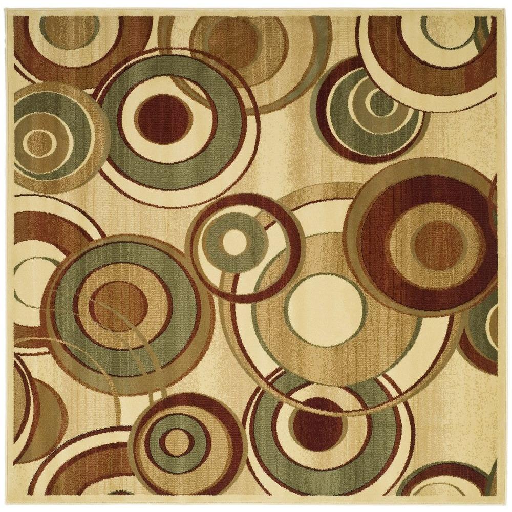 Safavieh Lyndhurst Ivory Multi 7 Ft X Square Area Rug Safavieh Lyndhurst Ivory Multi 7 Ft X Square Area Rug
