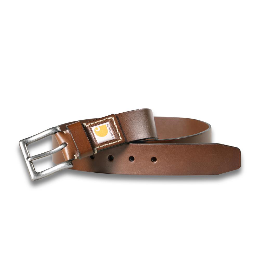Carhartt Men&#39;s Size 42 Brown Leather Legacy Belt-CH-2265-200-42 - The Home Depot