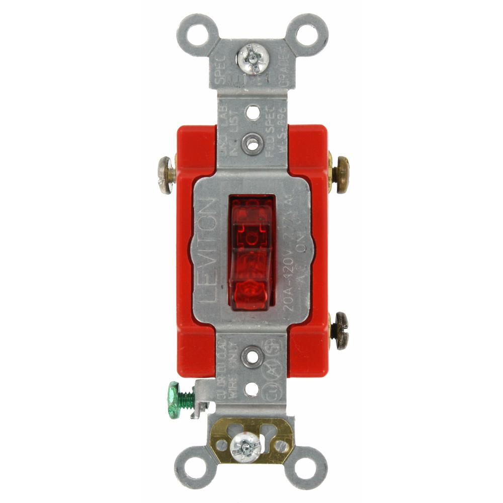 Leviton 20 Amp Industrial Grade Heavy Duty Single