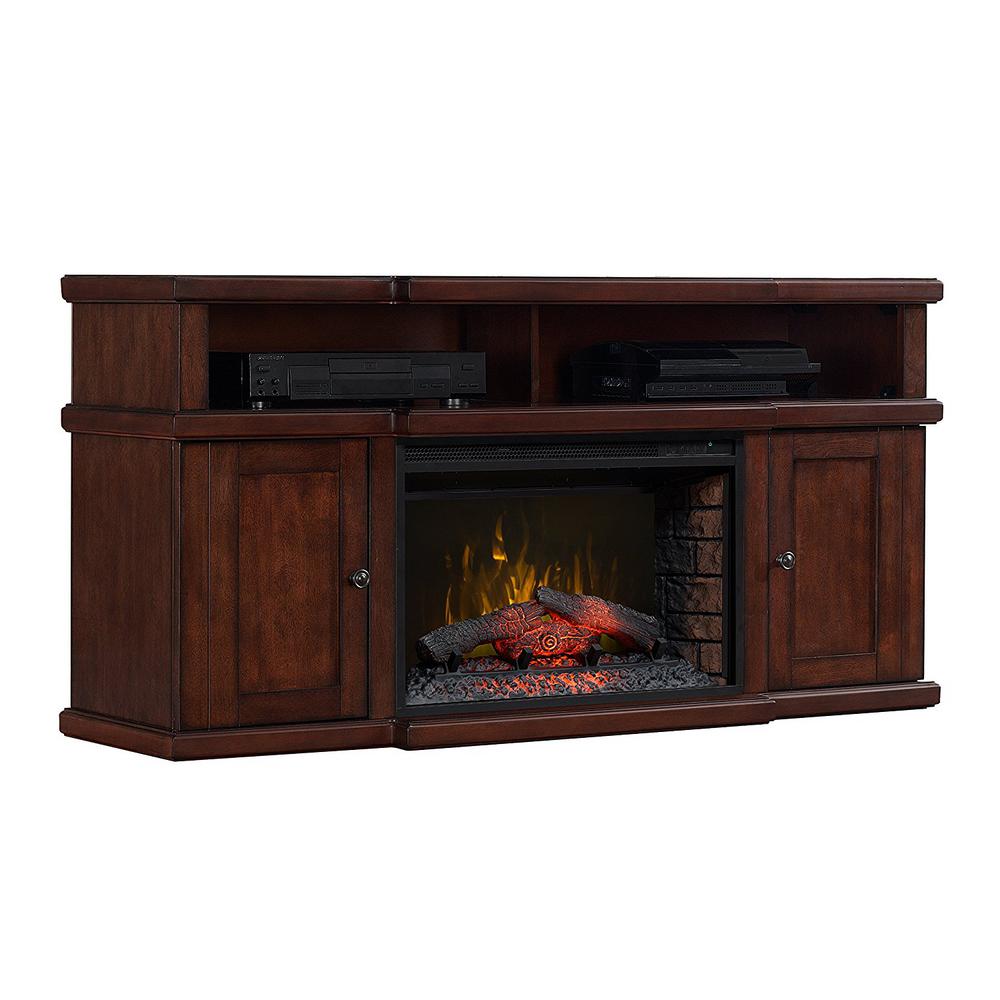 Cherry - Fireplace TV Stands - Electric Fireplaces - The Home Depot