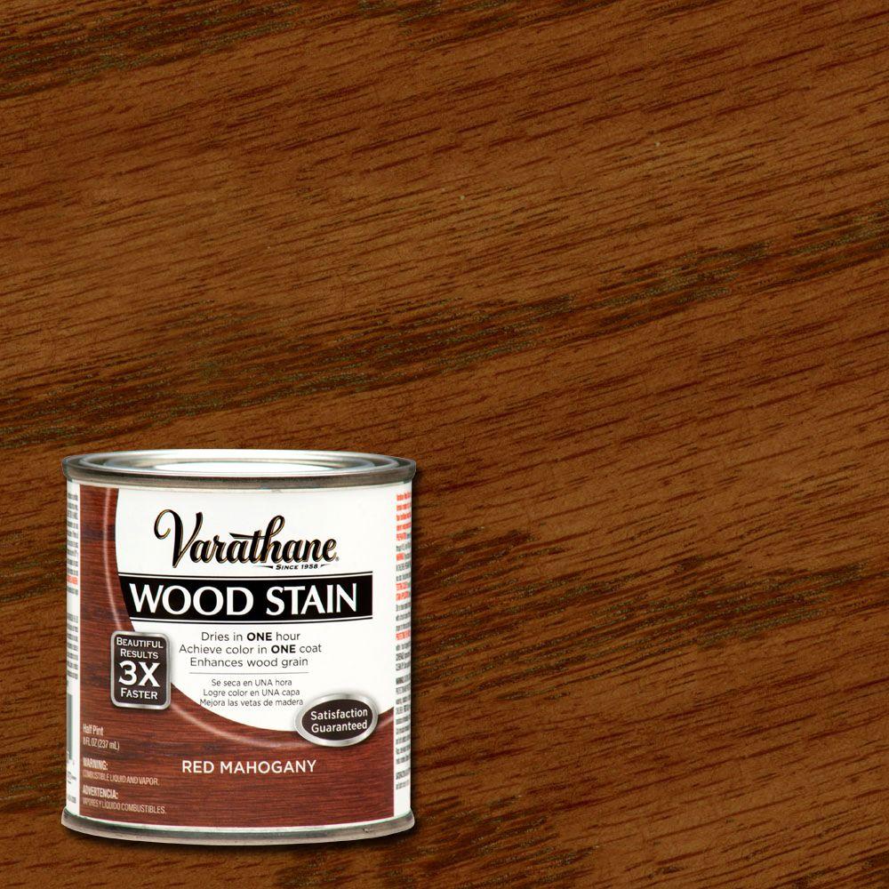 Varathane 1 2 Pt. Red Mahogany Wood Stain-266272 - The Home Depot