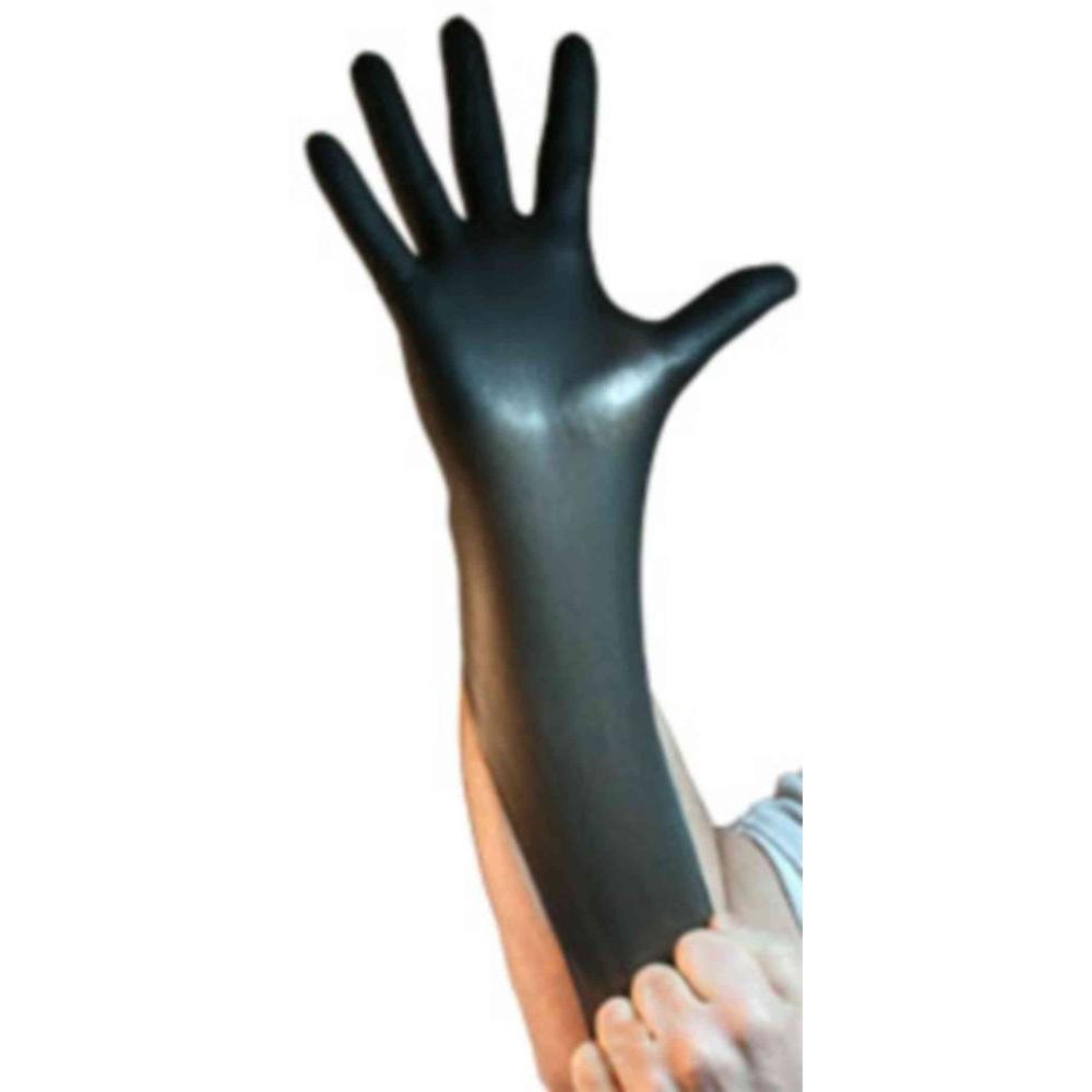 Grease Bully Black Nitrile Gloves10045 The Home Depot
