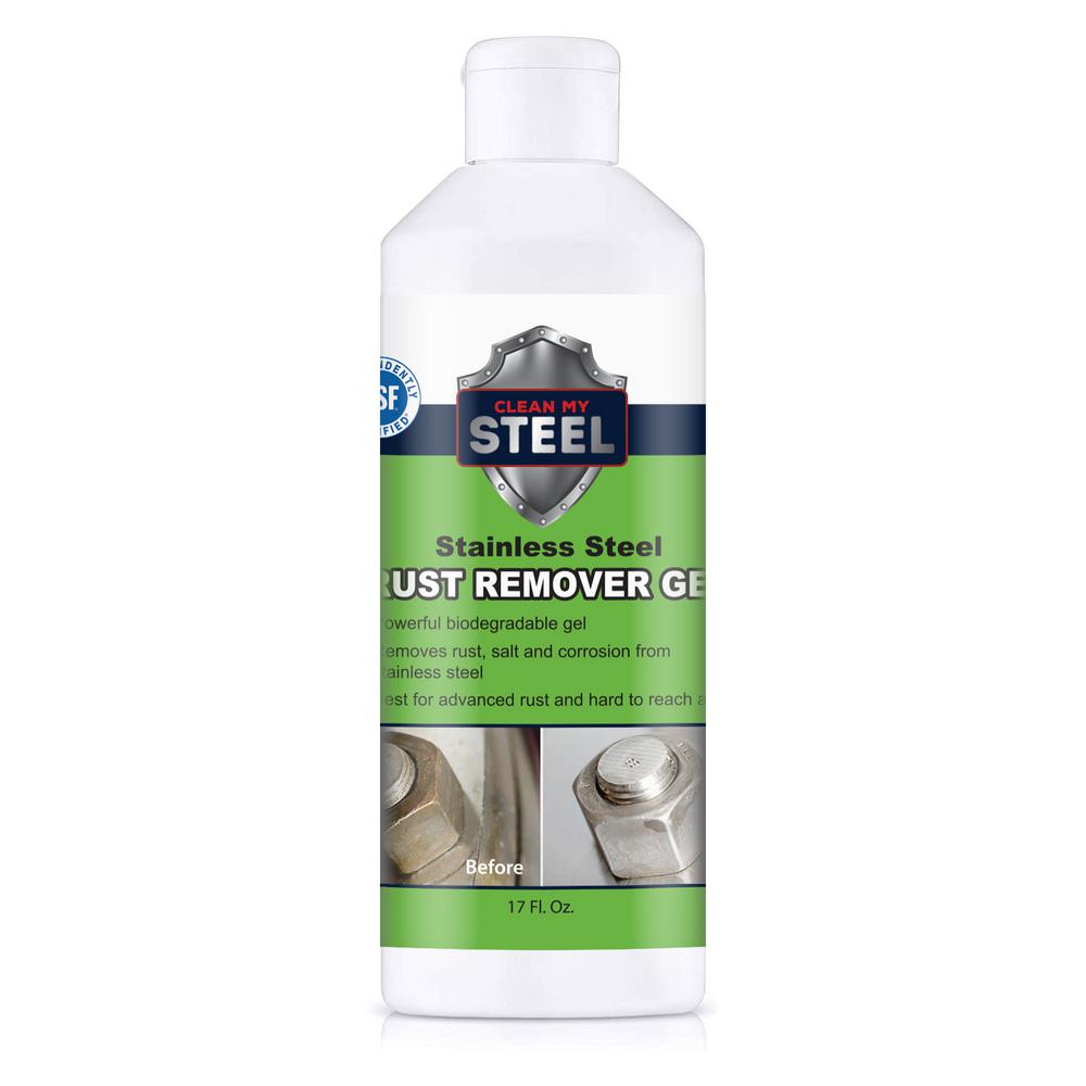 17 oz. Stainless Steel Rust Remover Gel-B450-500 - The Home Depot