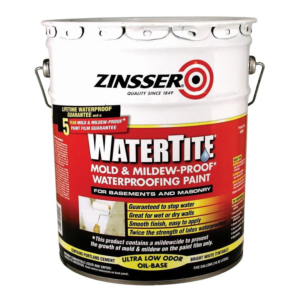 Zinsser 5 Gal WaterTite Mold And Mildew Proof White Oil Based