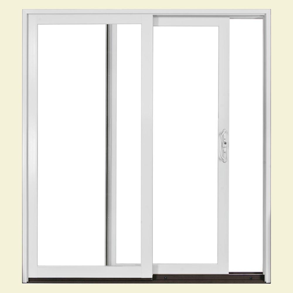 72 in. x 80 in. Builders RightHand Aluminum Clad Sliding Patio Door