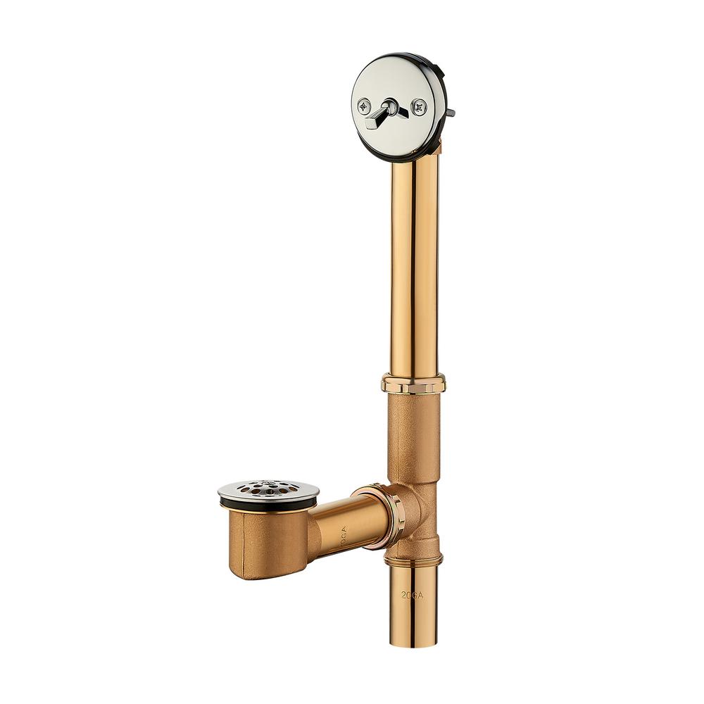Everbilt Trip Lever 1 2 In 20 Gauge Br Pipe Bath Waste And Everbilt Trip Lever 1 2 In 20 Gauge