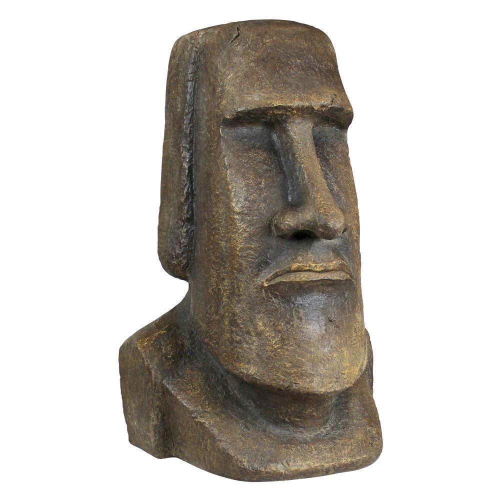 GoEoo 8x6.5ft Moais at AHU Tongariki Vinyl Photography Background Chile Easter Island Huge Stone Sculptures Statues Backdrop Historical Cultural Relics Heritage Tourism Resort Studio Props