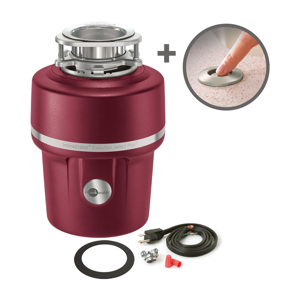 InSinkErator Evolution Select Plus 3/4 HP Continuous Feed Lift & Latch Garbage Disposal with