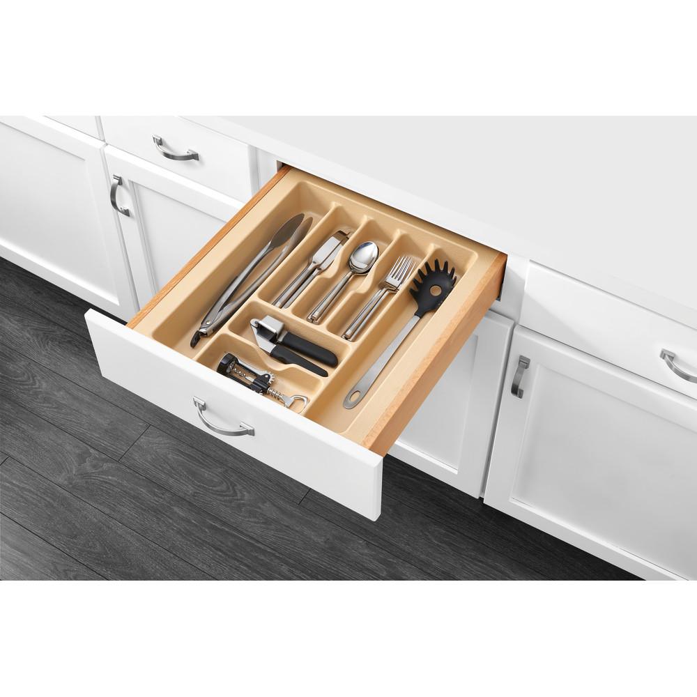 Rev A Shelf 2 375 In H X 17 5 In W X 21 25 In D Large Almond