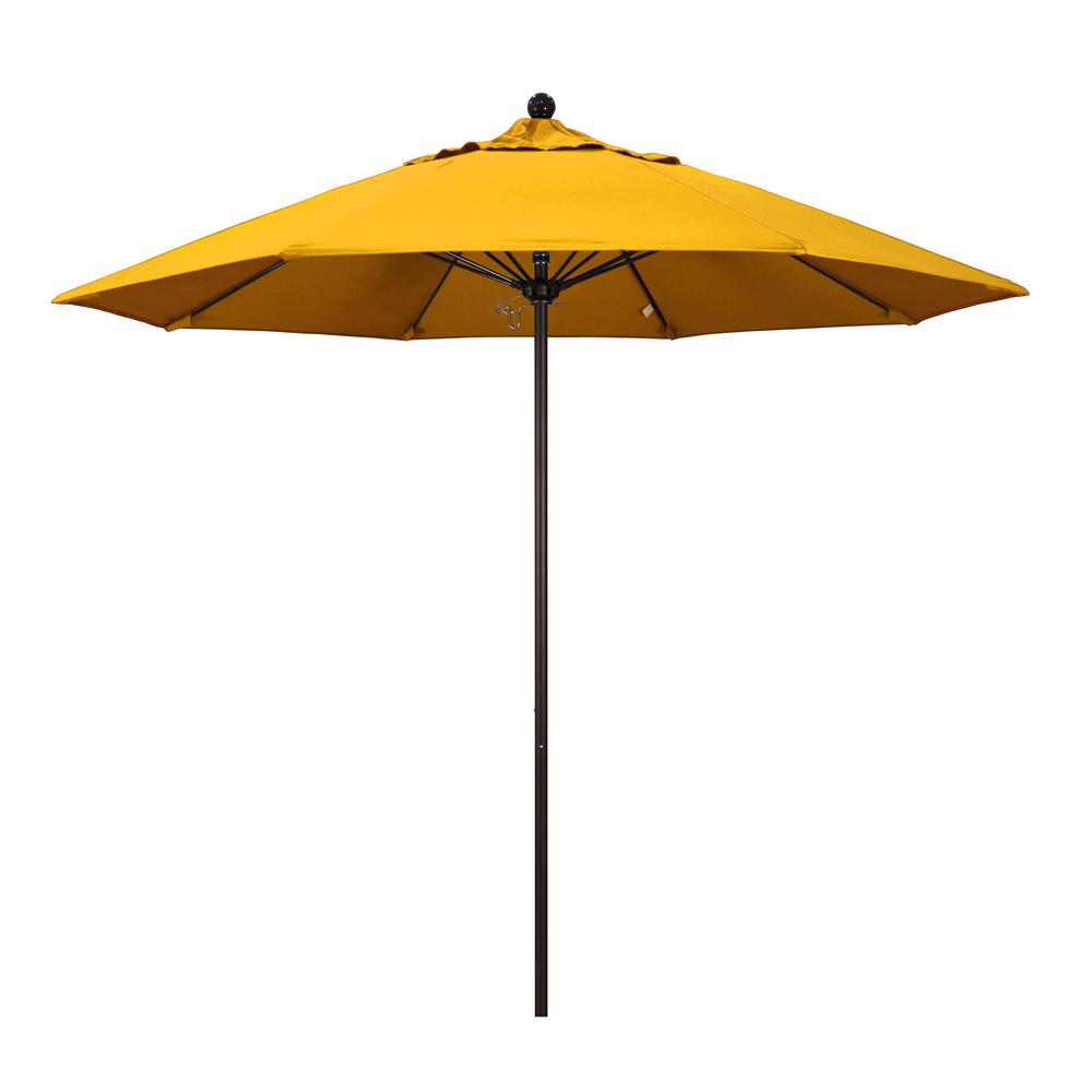 California Umbrella 9 Patio Umbrella In Yellow Yard Garden Outdoor Living Items Home Garden