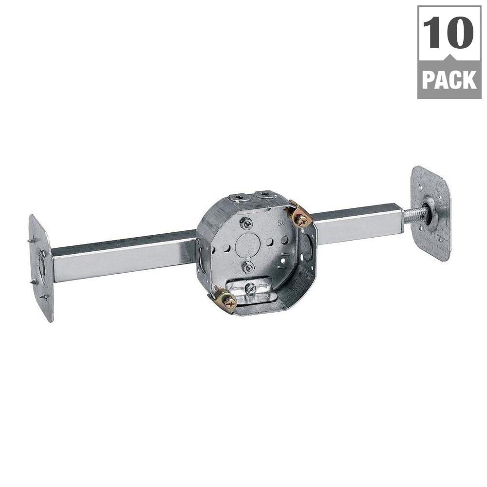 Westinghouse 15 5 Cu In Retrofit Ceiling Fan Saf T Brace 0110000 Pre Galvanized Metal Octagon Ceiling Fan Support