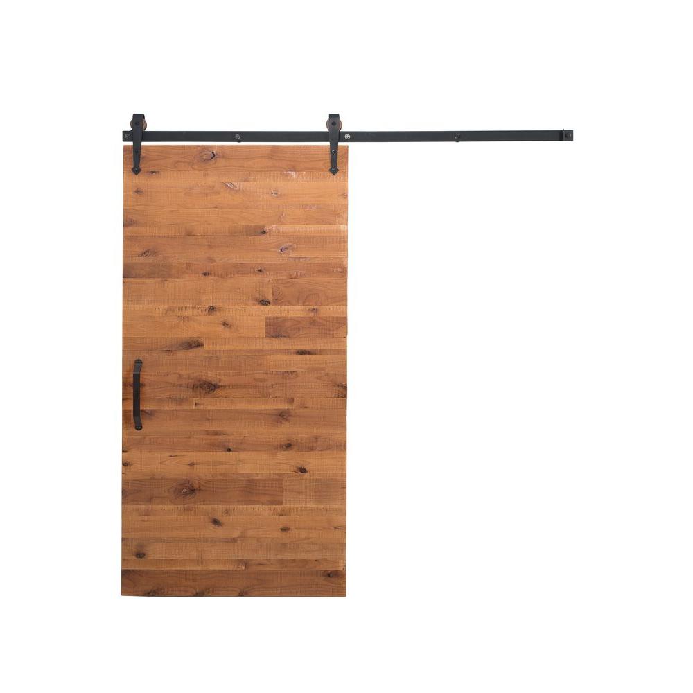 Rustica Hardware 36 inch x 84 inch Reclaimed Clear Wood Barn Door with Arrow... by Rustica Hardware