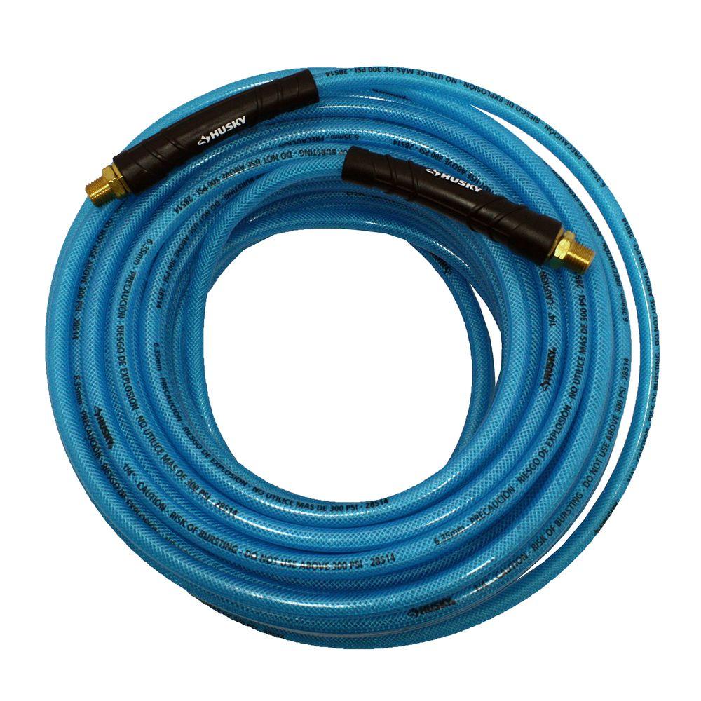 Husky 1 4 In X 50 Ft Polyurethane Air Hose 14 50 HOM The Home Depot
