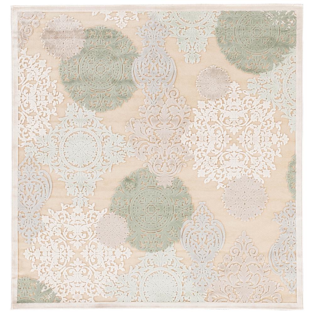 Jaipur Living Warm Sand 6 Ft X Damask Square Rug