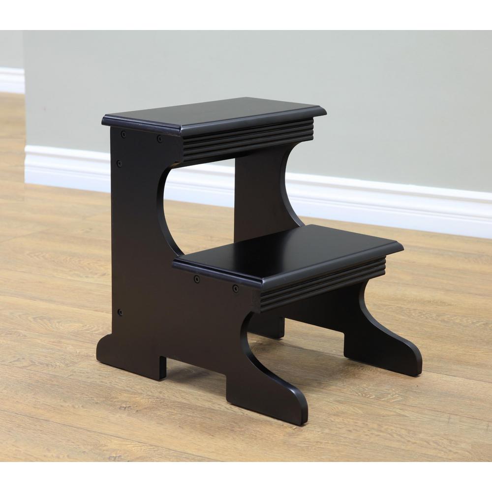 Home Craft Black Step Stool Home Craft Black Step Stool