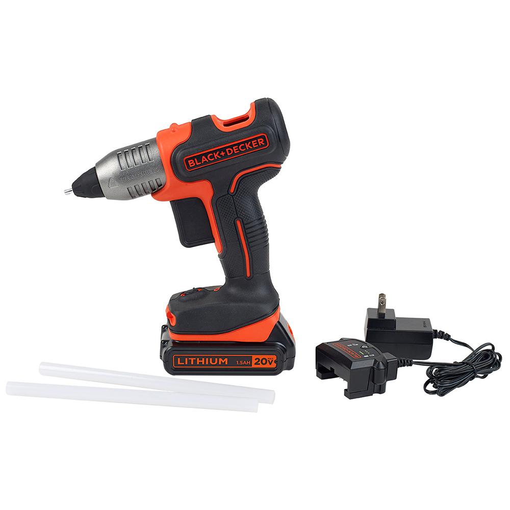 Black & Decker 20-Volt MAX Cordless Full Size Glue Gun Kit with Battery,... by BLACK+DECKER