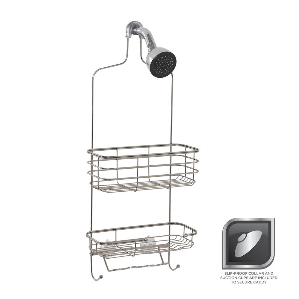 Glacier Bay Over The Showerhead Caddy In Chrome