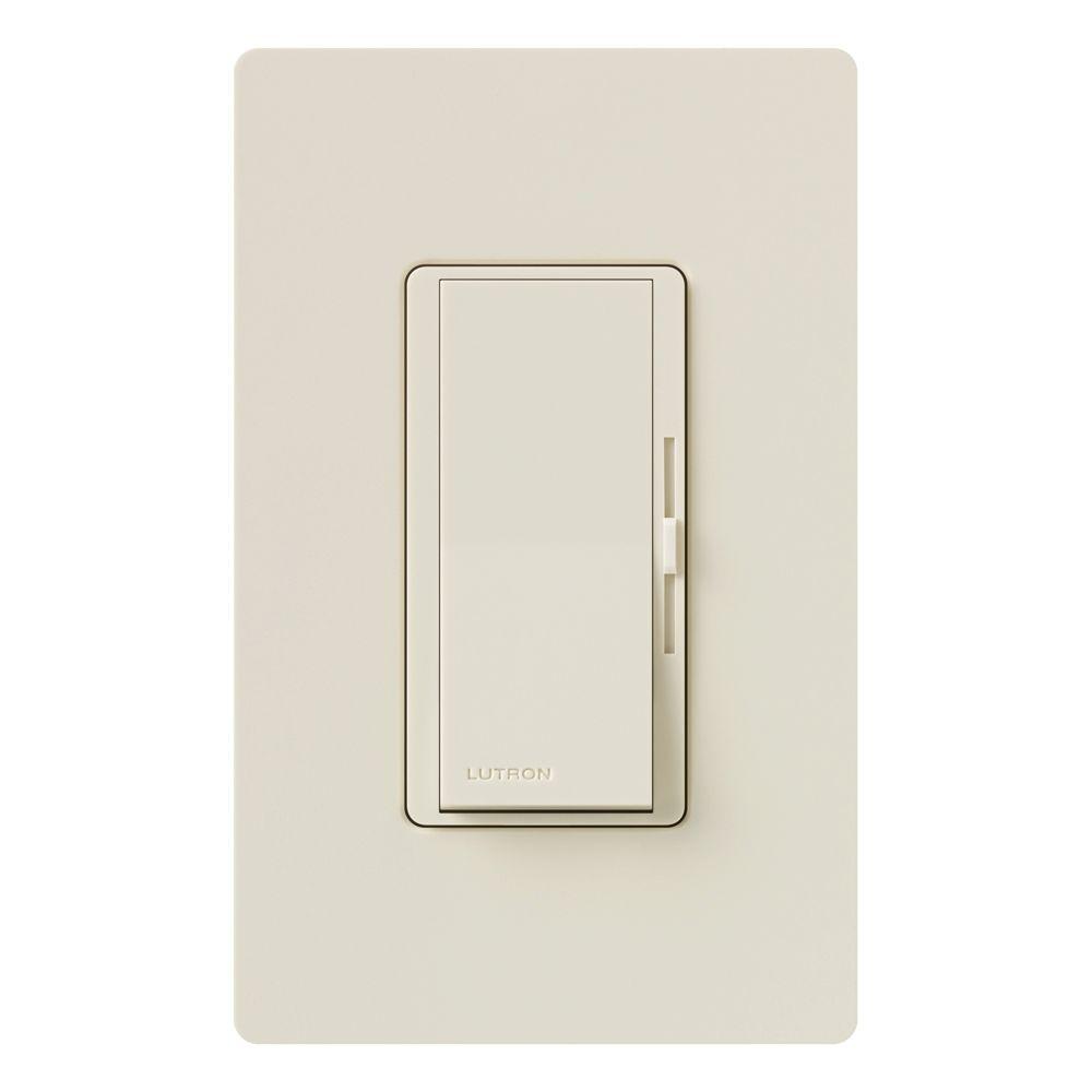 Lutron Diva Electronic Low Voltage Dimmer, 300Watt, SinglePole, Light