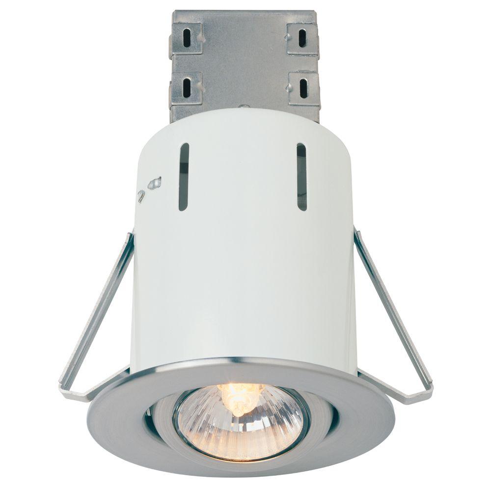 Commercial Electric 3 in. Brushed Nickel Recessed Lighting Retrofit Kit