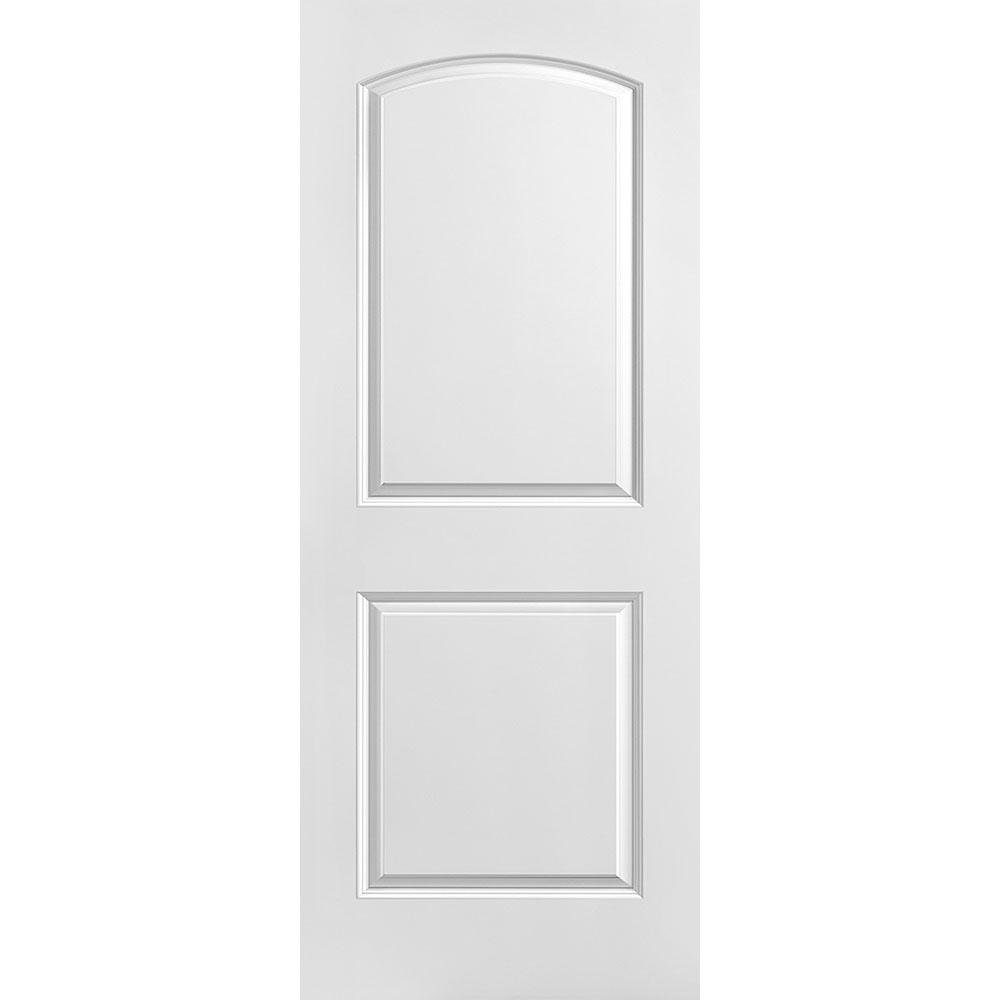 Masonite 32 in. x 80 in. Roman Smooth 2Panel Round Top Masonite 32 in. x 80 in. Roman Smooth 2Panel Round Top