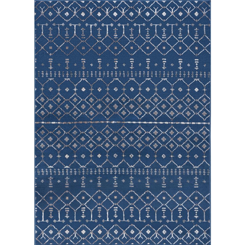 Tayse Rugs Madison Navy 9 Ft X 13 Ft Area Rug Mdn3307 9x13 The