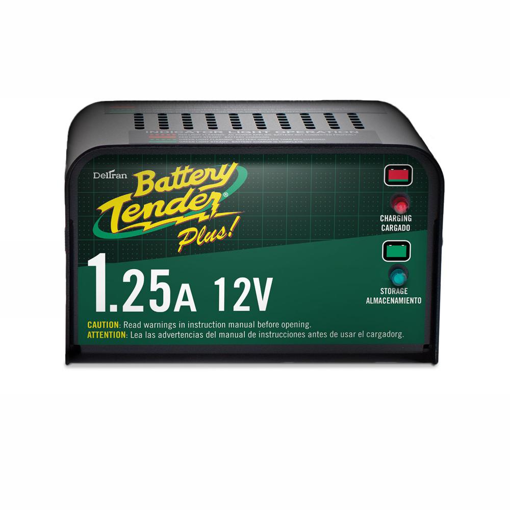 Battery Tender 12 Volt 1 25 Amp Battery Charger 021 0128 The Home Depot