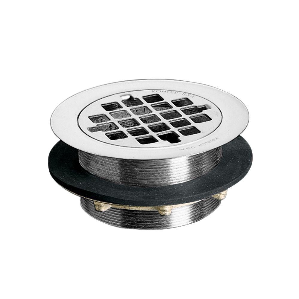 Brass Shower Drain In Polished Chrome K 9132 Cp The Home Depot