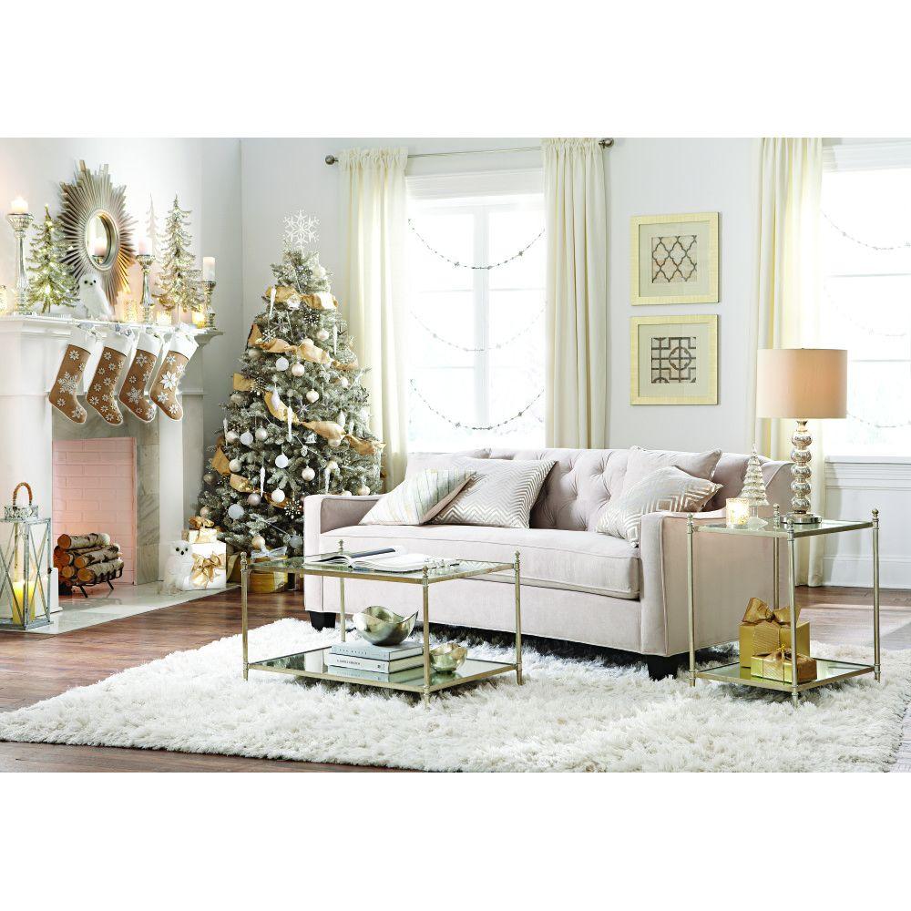 Home Decorators Collection Riemann 81 5 In Pearl Polyester Sofa Home Decorators Collection Riemann 81 5 In Pearl Polyester Sofa 9419200810 The Depot