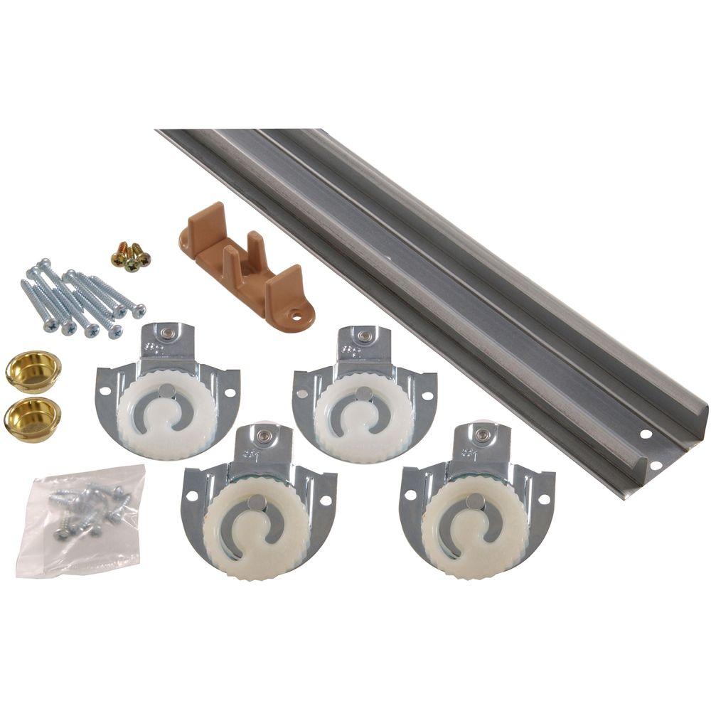 Hardware Essentials 72 In By Pass Door Set With Dial Hangers 1