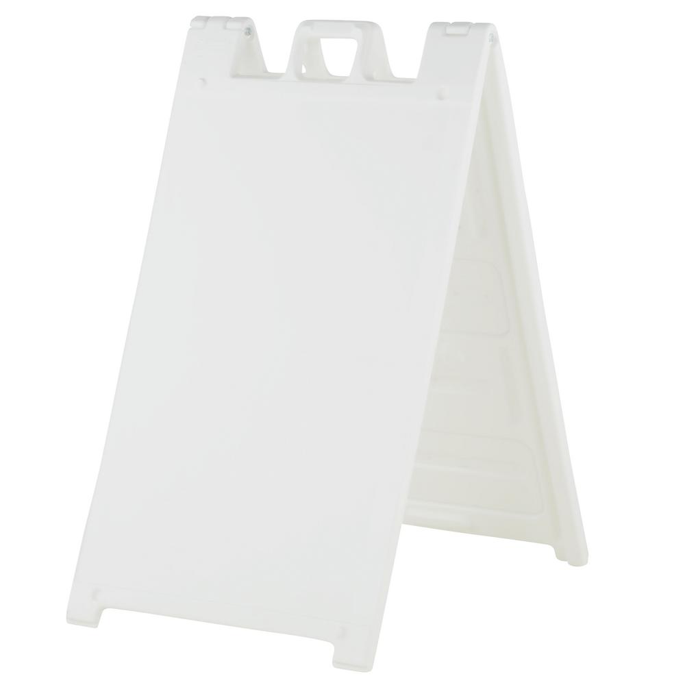 Plastic Easel Shaped Sign Stand Outdoor Folding Frame Store Event