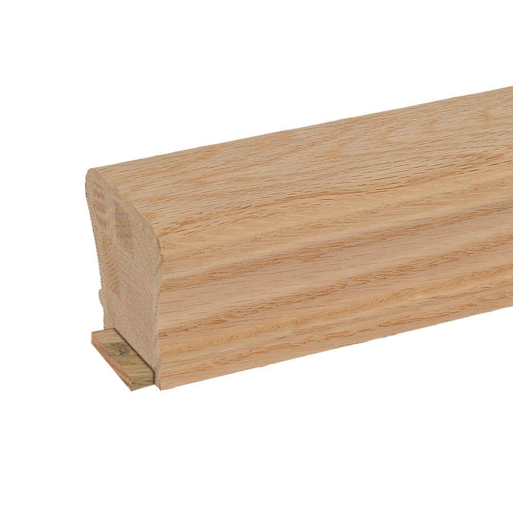 Stair Parts 6210 8 Ft Unfinished Red Oak Plowed Stair Handrail
