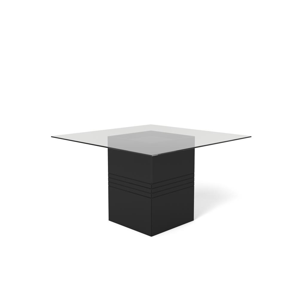 Manhattan Comfort Perry 1 8 55 12 In Black Gloss Sleek Tempered Manhattan Comfort Perry 1 8 55 12 In Black Gloss Sleek Tempered Glass Table Top