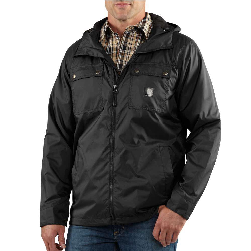 Carhartt Men's Tall XXX Large Black Nylon Jackets/Pullovers-100247-001 ...