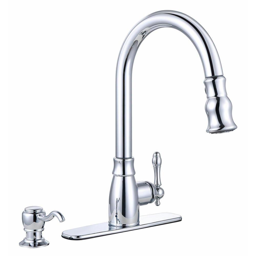 Premier Sonoma Single Handle Pull Down Sprayer Kitchen Faucet With