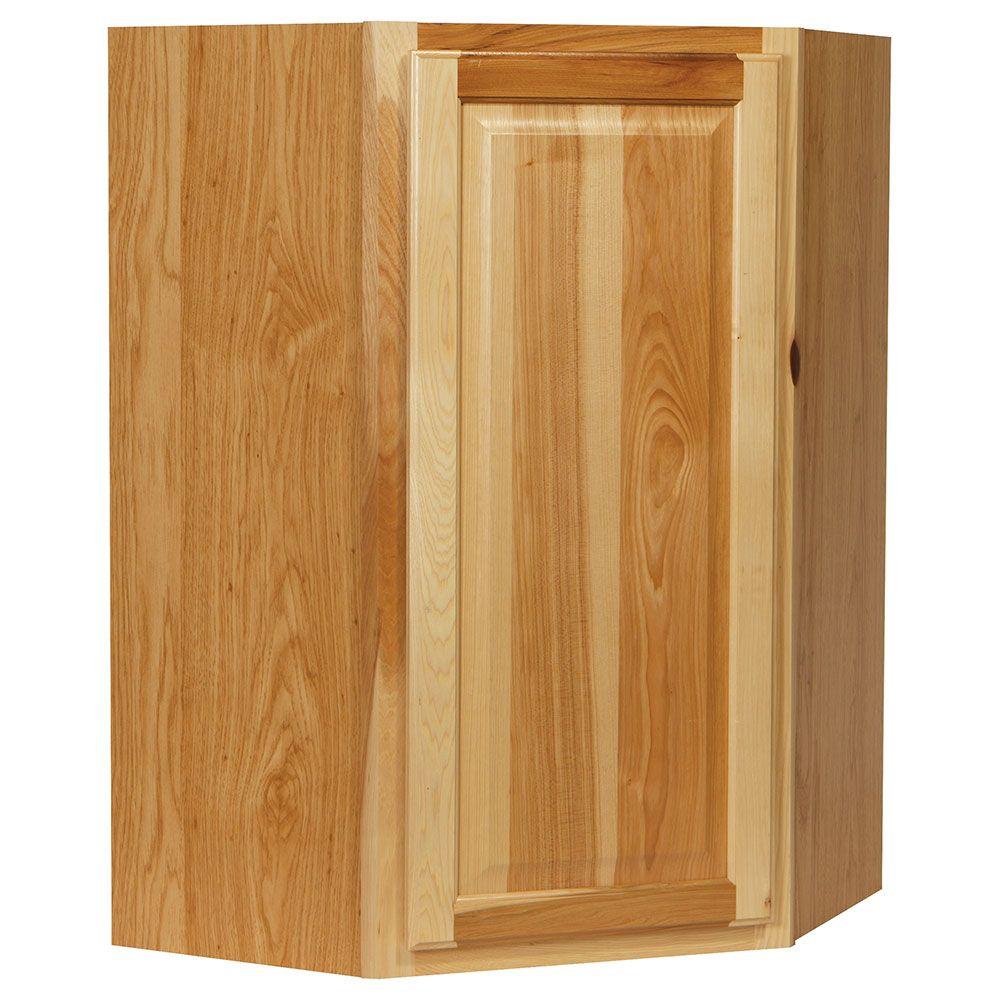 Hampton Bay Embled 24x36x12 In Diagonal Corner Wall Hampton Bay Embled 24x36x12 In Diagonal Corner Wall Kitchen Cabinet Natural Hickory