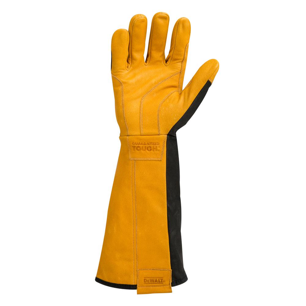 1 Pair Durable Heat Resistant Tig Mig Welding Gloves Welder Gauntlets Orange
