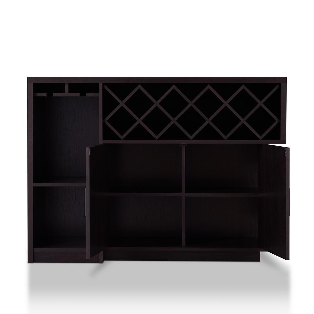 Furniture Of America Vosso 22 Bottle Espresso Wine Cabinet