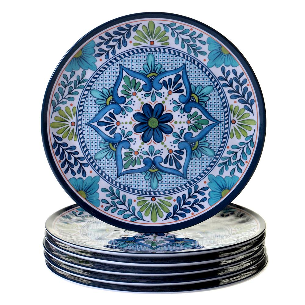 blue plate set