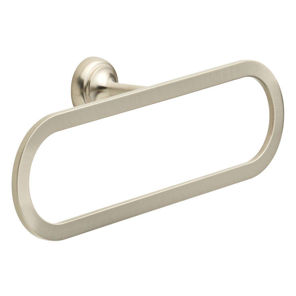 Delta 12 in. Oversized Towel Ring in Brushed NickelFSS46BN The Home