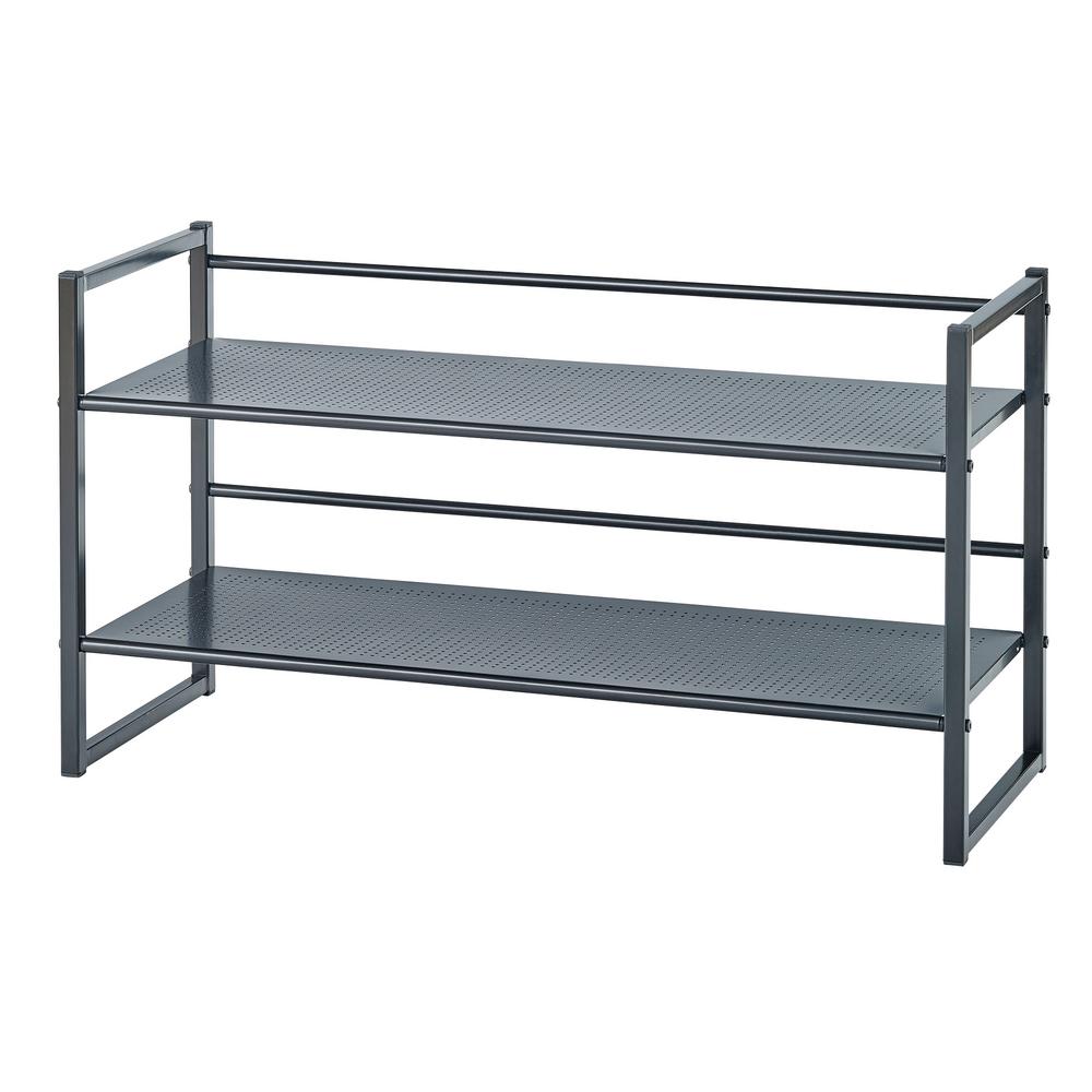 Home Complete 48 Pair 8 Tier Shoe Rack Hw0500079 The Home Depot