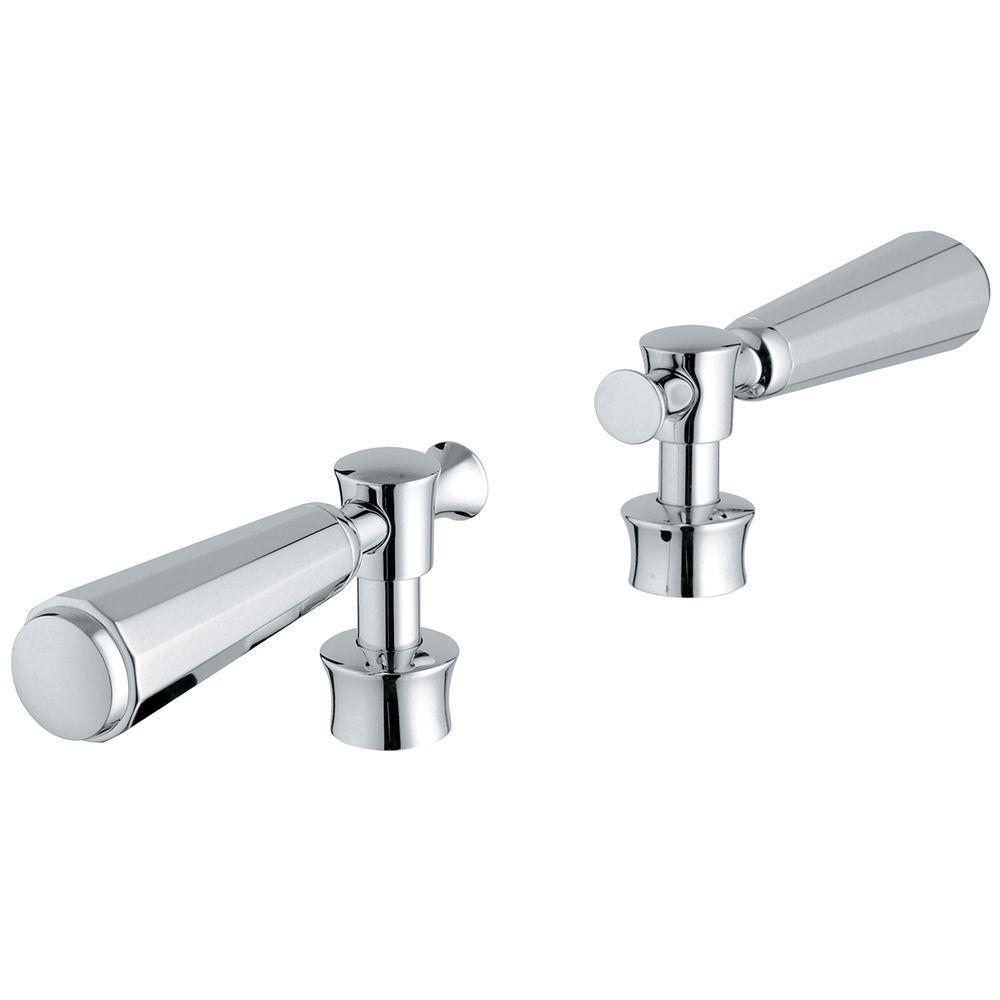 Grohe Kensington Lever Handles In Starlight Chrome 18 087 000